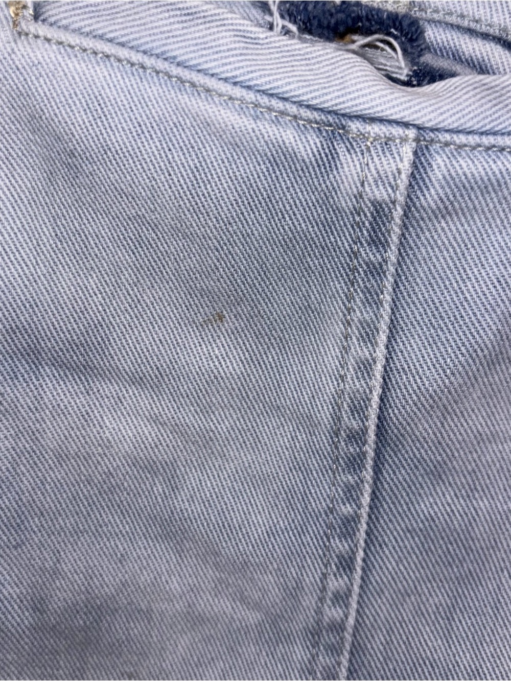 We The Free Firecracker Flare Jeans Light Wash Star Patch Bareback Women’s Sz 27 - Picture 10 of 12